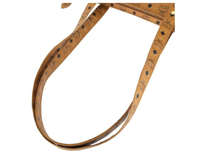 MCM Vintage Visetos Brown Camel Shoulder Bag - view 5