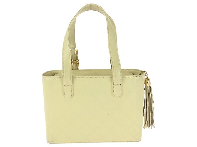 Versace Vintage Sunburst Handtasche mit Quasten Gelb - Ansicht 2