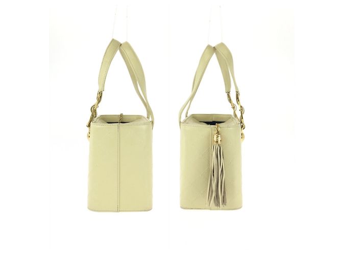 Versace Vintage Sunburst Handtasche mit Quasten Gelb - Ansicht 8