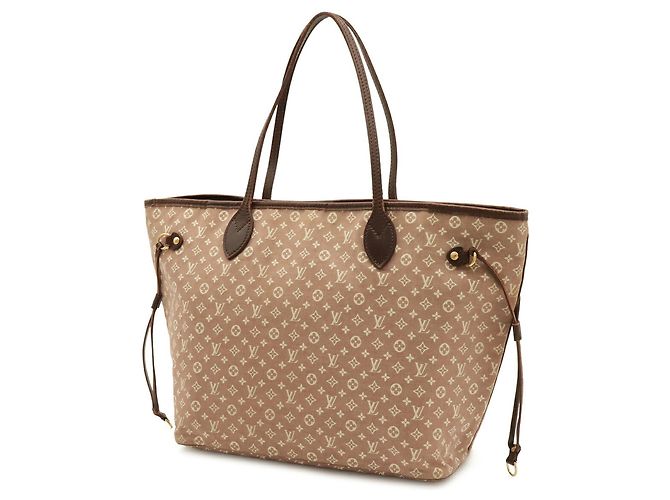 Louis Vuitton Monogram Idylle Neverfull MM Tote Bag Braun Weiß - Ansicht 3