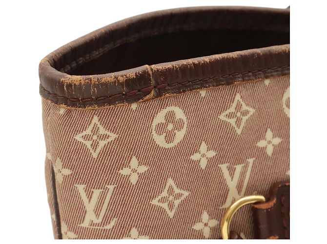 Louis Vuitton Monogram Idylle Neverfull MM Tote Bag Braun Weiß - Ansicht 5