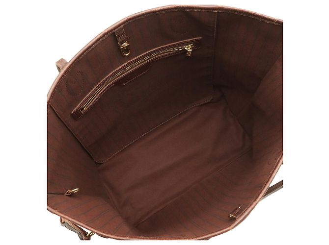 Louis Vuitton Monogram Idylle Neverfull MM Tote Bag Braun Weiß - Ansicht 7