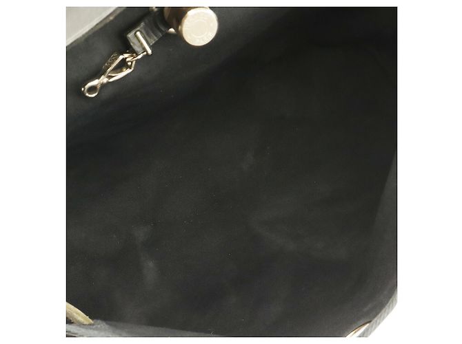 Hermès Hermes Herbag MM Schultertasche Schwarz - Ansicht 8