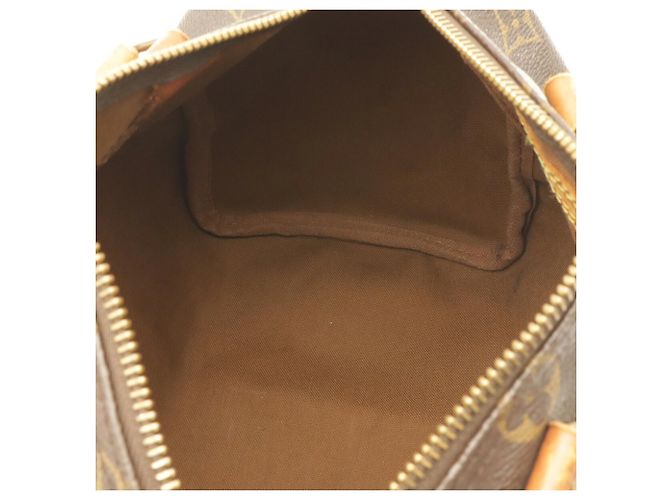 Bolsa Louis Vuitton Monogram Speedy 25 Marrom Branco Monograma - vista 8