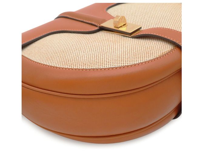 Céline Celine Besace 16 Seize Shoulder Bag Beige Camello - vista 4