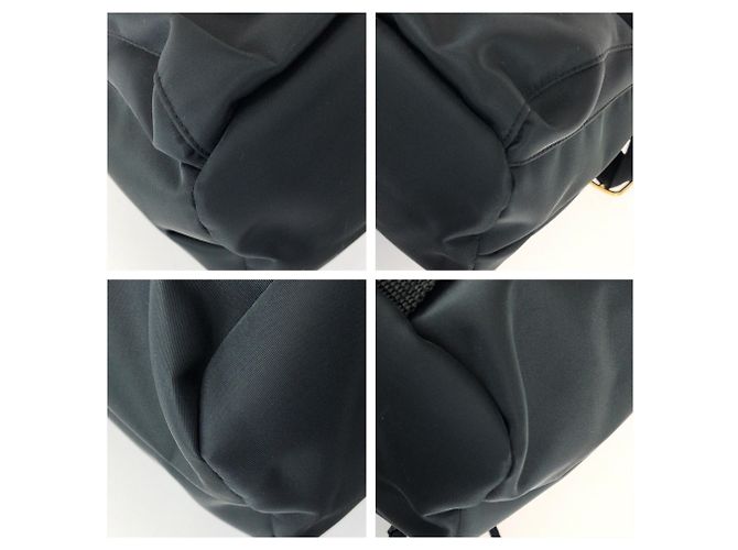 Zaino Versace Vintage Medusa in nylon nero - vista 3