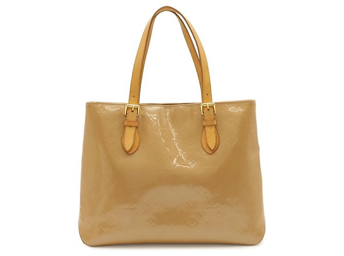 Sac Tote Louis Vuitton Monogram Vernis Brentwood Noisette - vue 2