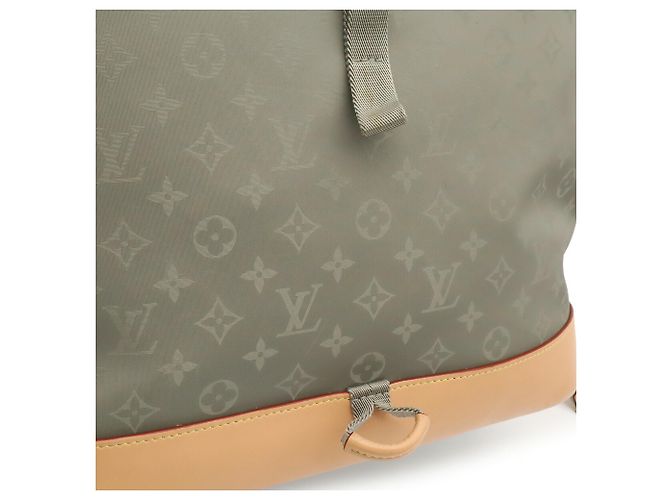 Borsa Tote con Zip Louis Vuitton Monogram Titanium Marrone Metallico - vista 10
