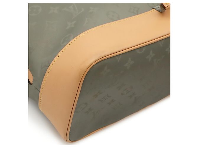 Borsa Tote con Zip Louis Vuitton Monogram Titanium Marrone Metallico - vista 4
