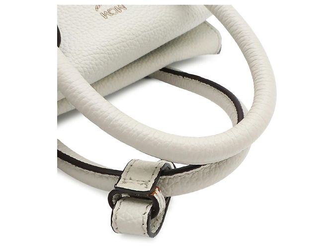 MCM Milla Handtasche Schultertasche Roh Aus weiß - Ansicht 5