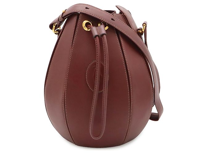 Cartier Must de Line Schultertasche Bordeaux - Ansicht 2