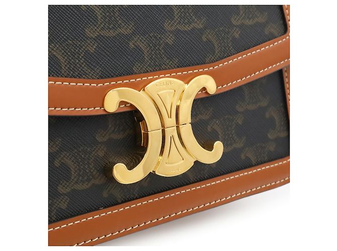 Céline Bolso Celine Teen Triomphe Castaño - vista 10