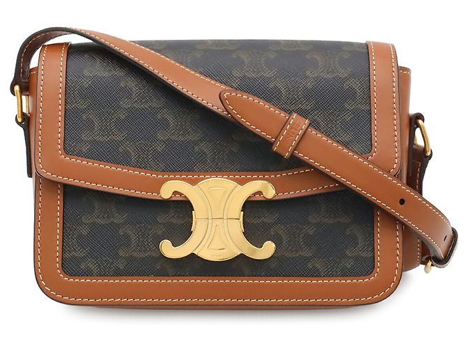 Céline Bolso Celine Teen Triomphe Castaño - vista 2