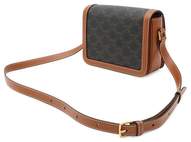 Céline Bolso Celine Teen Triomphe Castaño - vista 3