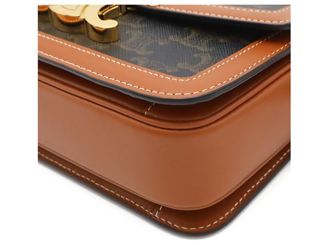 Céline Bolso Celine Teen Triomphe Castaño - vista 4