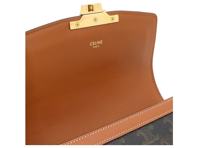 Céline Bolso Celine Teen Triomphe Castaño - vista 7