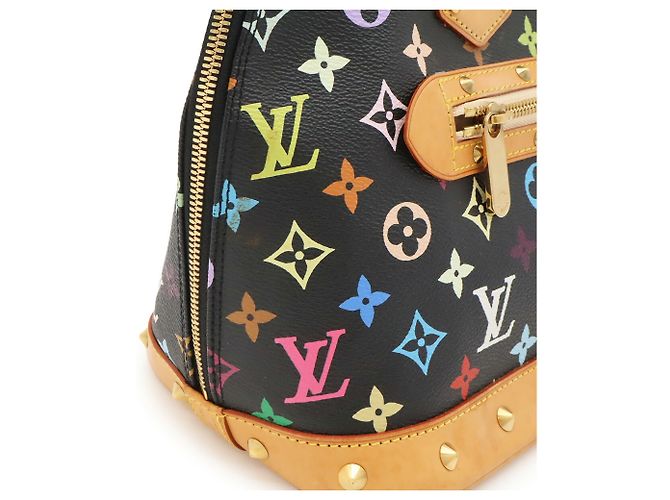 Bolsa Louis Vuitton Monogram Multicolor Alma Preto - vista 10