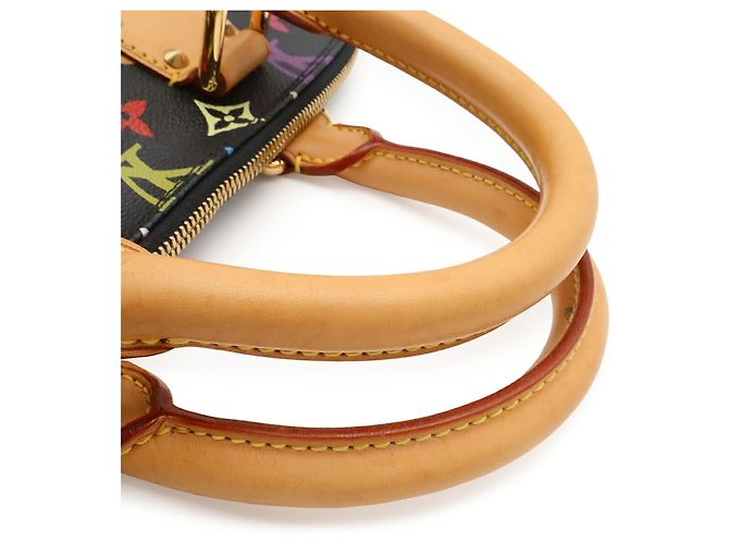 Bolsa Louis Vuitton Monogram Multicolor Alma Preto - vista 5