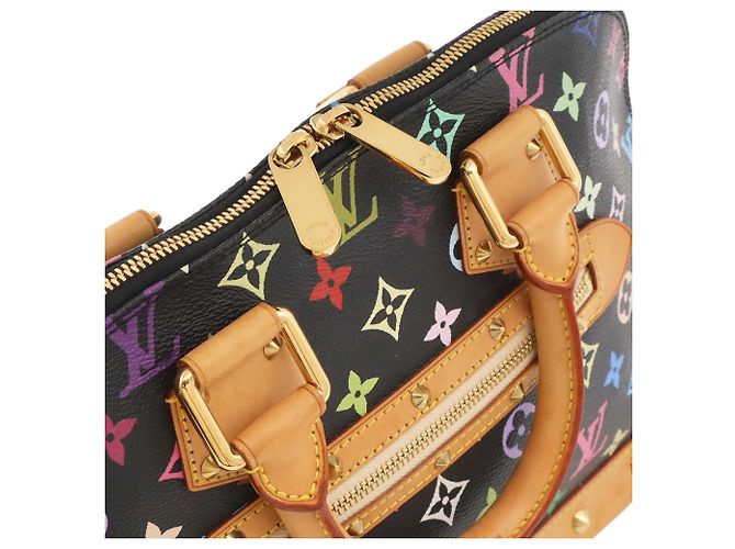 Bolsa Louis Vuitton Monogram Multicolor Alma Preto - vista 6