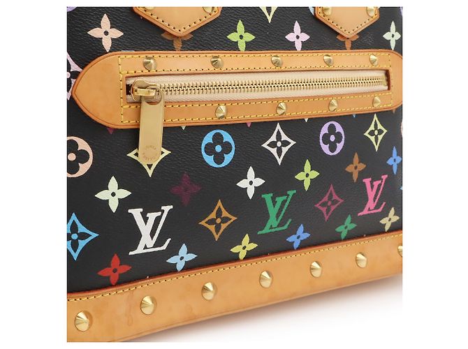 Bolsa Louis Vuitton Monogram Multicolor Alma Preto - vista 9