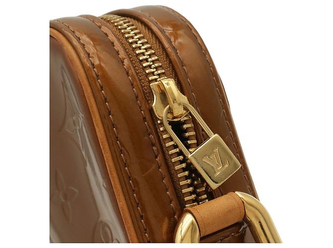 Louis Vuitton Monogram Vernis Christie PM Schultertasche Bronze - Ansicht 6