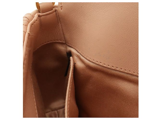 Borsa a spalla Pochette Miu Miu Matelassé rimboccata Rosa - vista 8