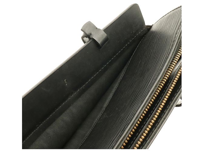 Louis Vuitton Epi Croisette PM Tote Bag Schwarz - Ansicht 10