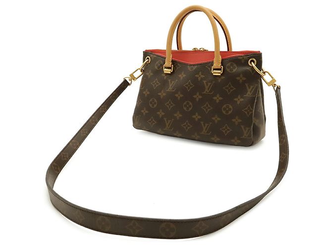 Bolso Louis Vuitton Monogram Pallas BB Naranja - vista 3