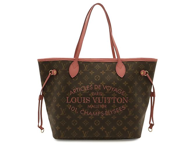 Louis Vuitton Monogram Ikat Flower Neverfull MM Tote Bag Pink - Ansicht 2