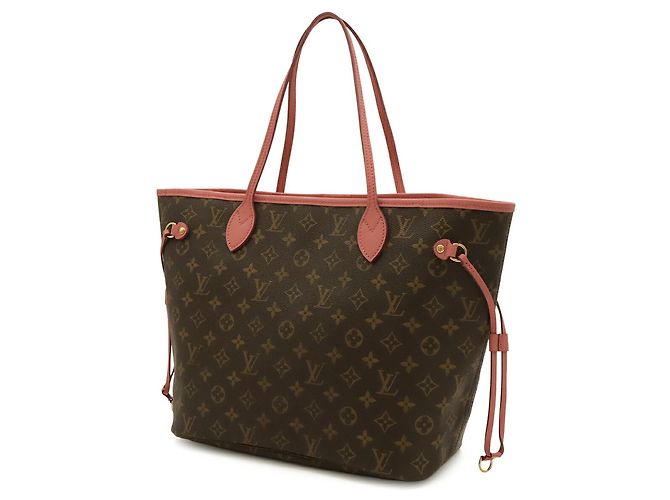 Louis Vuitton Monogram Ikat Flower Neverfull MM Tote Bag Pink - Ansicht 3