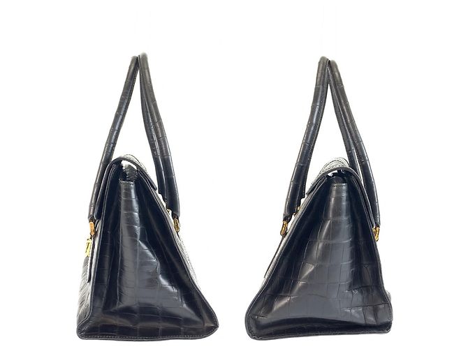 Bolsa ETRO em couro preto - vista 8