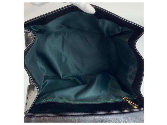 Bolsa ETRO em couro preto - vista 9