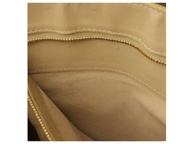 Céline Celine Horizontal Cabas Bicolor Tote Bag Beige Cream Yellow Sand - view 10
