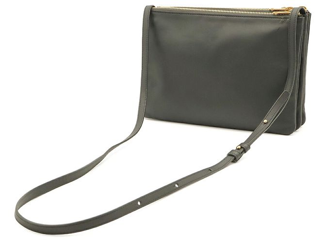 Céline Bolso de hombro Celine Trio Large Castaño - vista 3