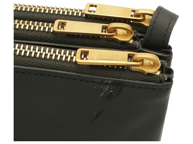 Céline Bolso de hombro Celine Trio Large Castaño - vista 7