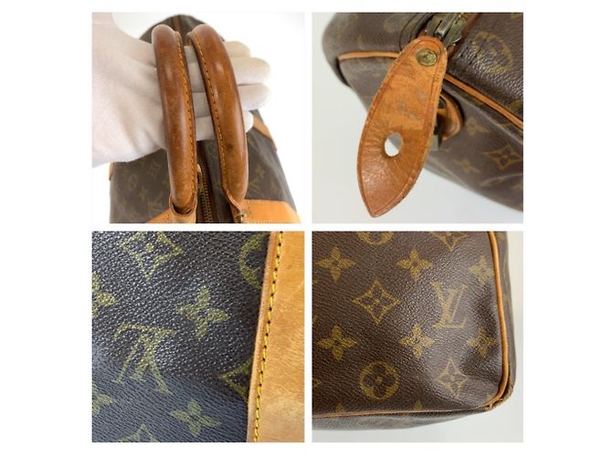 Bolsa Boston Louis Vuitton Monogram Keepall 50 Marrom - vista 5