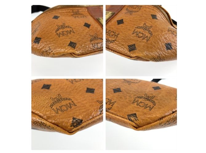 Bolso bandolera MCM Visetos Brown Castaño - vista 4