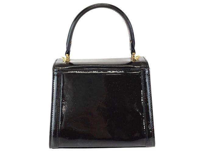 Borsa Versace Sunburst in pelle pony Marrone scuro - vista 2