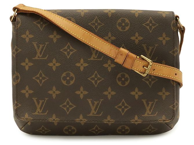 Louis Vuitton Monogram Musette Tango Schultertasche Braun - Ansicht 2