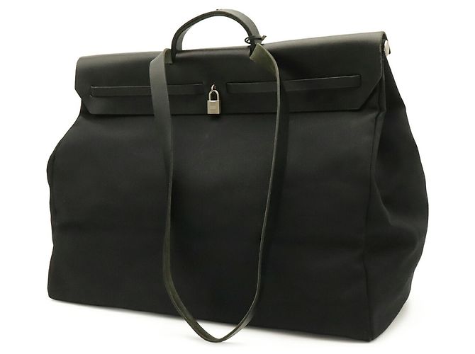 Hermès Bolso Hermes Herbag TGM Negro - vista 3