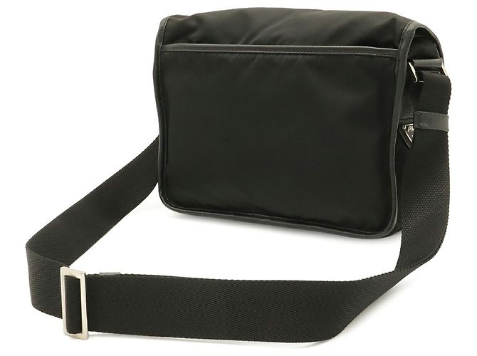 Bolsa de Ombro Prada Preto - vista 3