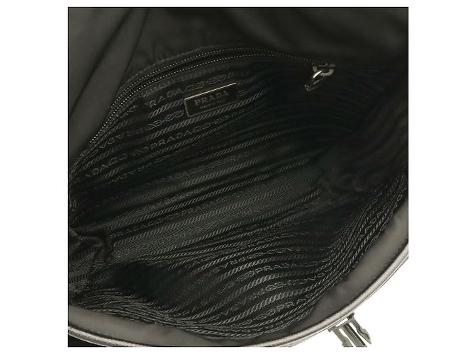 Bolsa de Ombro Prada Preto - vista 7