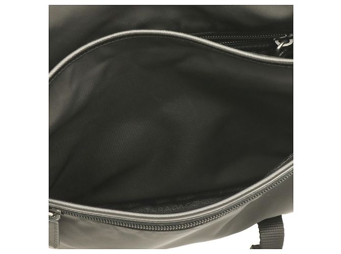 Bolsa de Ombro Prada Preto - vista 8