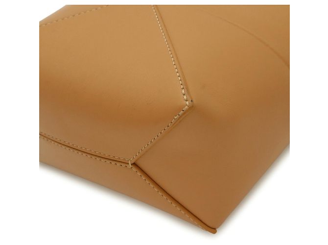 Sac Mini Cabas Puzzle Fold Loewe Camel - vue 4