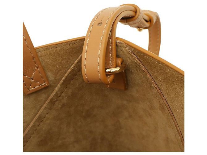 Sac Mini Cabas Puzzle Fold Loewe Camel - vue 7