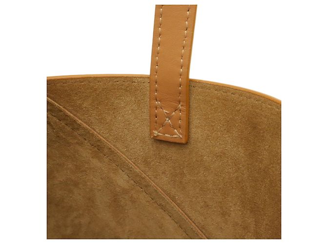 Sac Mini Cabas Puzzle Fold Loewe Camel - vue 9
