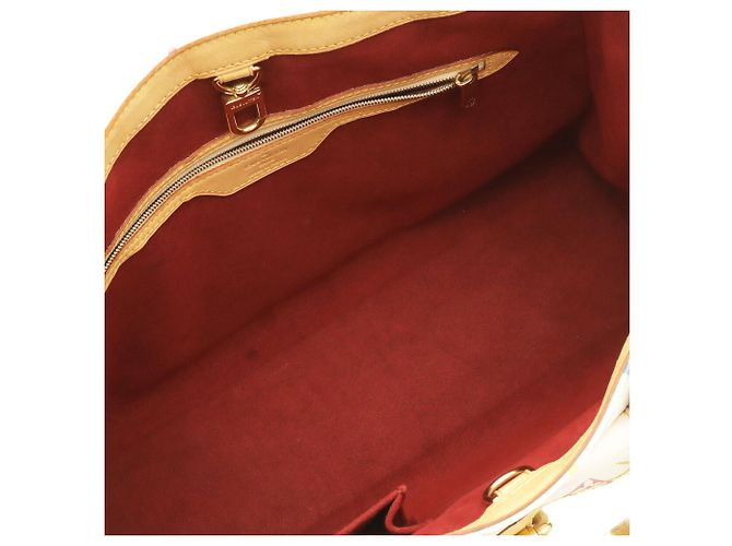 Borsa Tote Louis Vuitton Monogram Multicolor Aurelia MM Bianco - vista 7