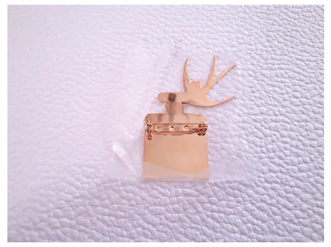 Broche Chanel 'All About Coco' frasco de perfume Dourado - vista 3