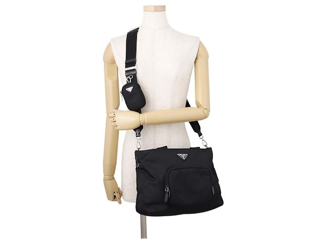 Bolso Prada Re-Nylon Triangle Negro - vista 5