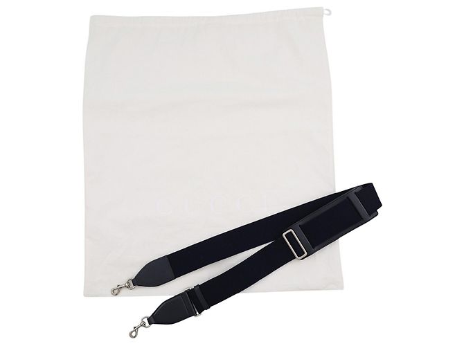 Gucci GG Supreme Mittlere Ledertote Marineblau - Ansicht 14